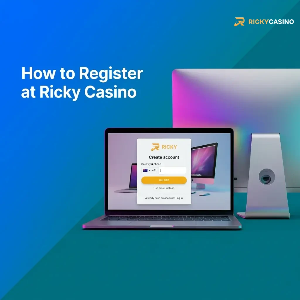 How to Register at Ricky Casino