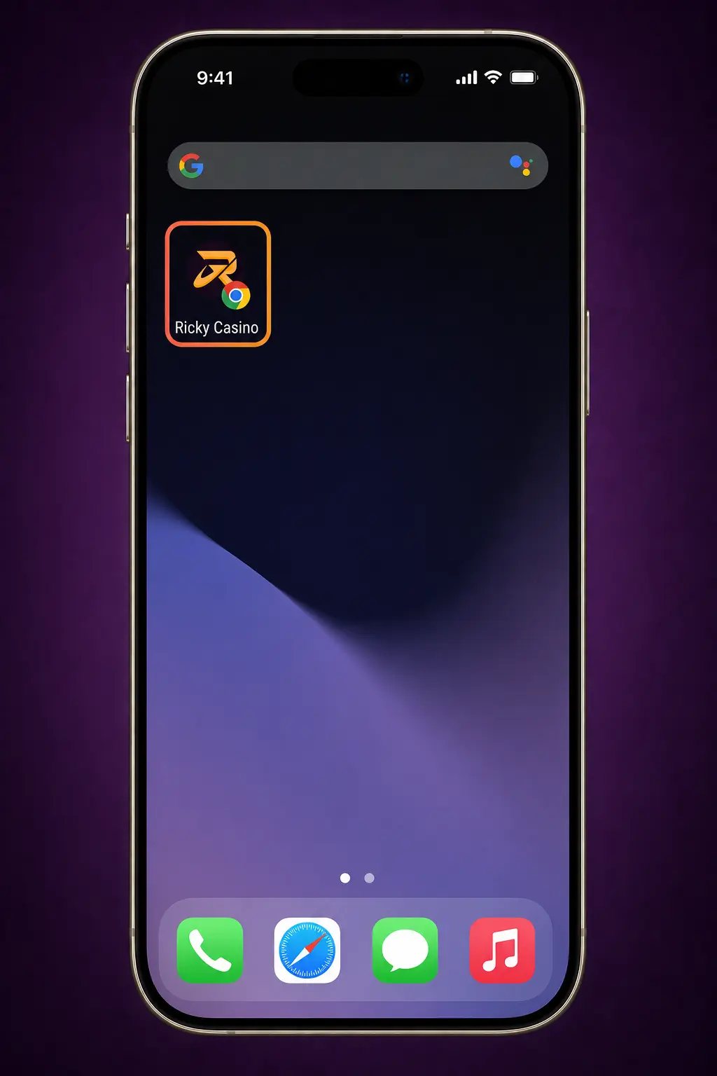 Android PWA download guide showing how to add the casino and sports betting mobile site to your home screen